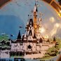 Vintage Walt Disney World Scalloped Candy Glass plate1970's