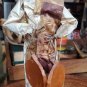 Elaborado A Mano Vintage Mexican Folk Art Figurin 12" Paper Mache