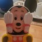 Vintage 1980s Mickey Mouse Baby Toy Wind Up Peek A Boo