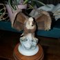 American Eagle Figurine KW7212 Vintage Lefton China Porcelain  6" tall w stand