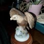 American Eagle Figurine KW7212 Vintage Lefton China Porcelain  6" tall w stand