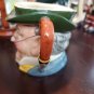 Vintage Hand Painted Staffordshire  MR PICKWICK TOBY JUG MUG made in England