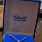 Vintage Blackinton Pewter Clown Face Chain & Pendant Necklace New In Box USA