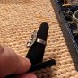 Vintage Skull and Wing Dagger Biker's Ring size 7 Adjustable