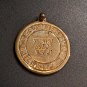 Vintage Golden Scorpio Medallion Pendant