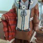 Traditional Native American Ceramic Figurine, hand painted and detailed.