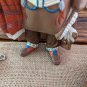 Traditional Native American Ceramic Figurine, hand painted and detailed.