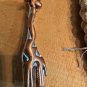 Copper Over Silver Tone Giraffe Brooch Pin MCM