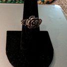 Vintage Sterling Silver 925 Rose Ring Size 6.5 5 grams