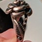 Vintage Sterling Silver 925 Rose Ring Size 6.5 5 grams