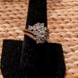 18k GE Gold Plated CZ Cocktail Ring size 7