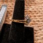 18k GE Gold Plated CZ Cocktail Ring size 7