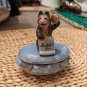 Vintage and unique Small Bear Ceramic Trinkets Box