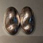 Large Puffy 925 Silver ClipOn Earrings 20 Grams 1.2 Inches eac Modernist Style
