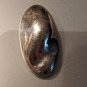 Large Puffy 925 Silver ClipOn Earrings 20 Grams 1.2 Inches eac Modernist Style