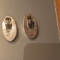 Large Puffy 925 Silver ClipOn Earrings 20 Grams 1.2 Inches eac Modernist Style