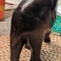Vintage Hand Made Carved Wood Elephant