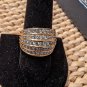 3 Cts Cz Wide Band 925 K's Ring Marked Size 9