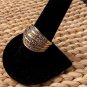 3 Cts Cz Wide Band 925 K's Ring Marked Size 9