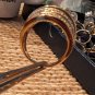 3 Cts Cz Wide Band 925 K's Ring Marked Size 9