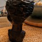 Vintage Hand Carved Male Head Sculpture 8&acirc;�� Tall Solid Wood