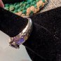 Milor Italy 925 Sterling Silver Ring W Rose Cut Clear Crystal Center Stone 7.5