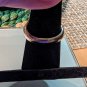 Milor Italy 925 Sterling Silver Ring W Rose Cut Clear Crystal Center Stone 7.5