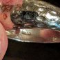 Milor Italy 925 Sterling Silver Ring W Rose Cut Clear Crystal Center Stone 7.5