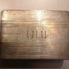 Vintage Sterling Silver Match Box Holder Marked  WHI And Sterling