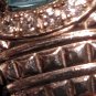 sterling silver blue topaz and diamonds ring size 6.5 women