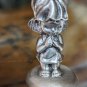 Vintage Fine Pewter 1975 Hallmark "Little Gallery" Girl Angel Miniature Figurine
