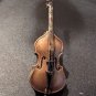 Vintage Violin Pin Back Brass 2.5"