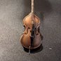 Vintage Violin Pin Back Brass 2.5"