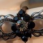 Vintage 80s Unique Custom Gently Large Ring size 8 Adjustable free shipping.