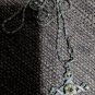 Vintage Stanhope Cross Gold Tone Rhinestone Lord's Prayer Necklace