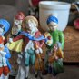 Porcelain Occupied Japan Seven Figurines Lot Mostly Victorian,  All Marked