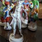 Porcelain Occupied Japan Seven Figurines Lot Mostly Victorian,  All Marked