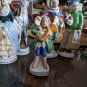 Porcelain Occupied Japan Seven Figurines Lot Mostly Victorian,  All Marked