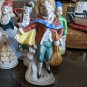 Porcelain Occupied Japan Seven Figurines Lot Mostly Victorian,  All Marked