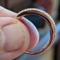 Beautiful 925 Sterling Silver CN FZN Cz Pave Two Tone Ring size 8