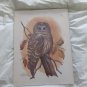 Vintage Great Horned Owl Art Print by Paul C. Connor, Arthur Kaplan Co. NY