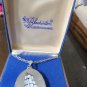 Blackinton Mass USA Tall Sails Ship Large Pewter Pendant And Chain New In Box