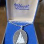 Blackinton Mass USA Sailboat Large Pewter Pendant And Chain New In Box