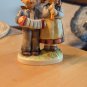Hummel Figurine-BIRTHDAY SERENADE-#218- TMK4-Boy w/accordion-Girl w/horn Goebel