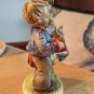 Hummel Figurine-BIRTHDAY SERENADE-#218- TMK4-Boy w/accordion-Girl w/horn Goebel