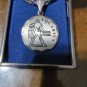 Vintage Blackinton Pewter Aquarius Chain & Pendant Necklace In Box USA