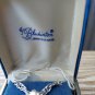 Vintage Blackinton Pewter Aquarius Chain & Pendant Necklace In Box USA
