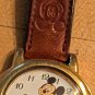 Lorus Quartz Disney Watch Japan Movmnt V421 0061 R2 Original Brown leather strap