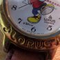 Lorus Quartz Disney Watch Japan Movmnt V421 0061 R2 Original Brown leather strap