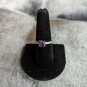 Purple Amethyst 925 Silver Ring Size 8
